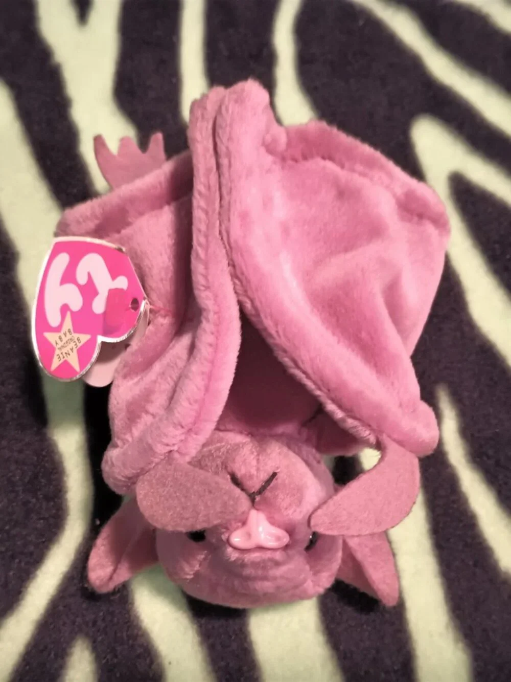 Ty Beanie Baby BATTY the Bat (Brown Version)